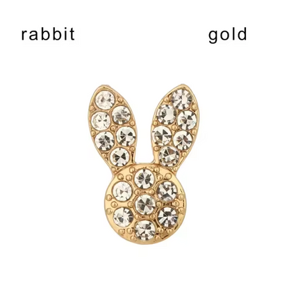 Luxury Gold Charm Pendants for Apple Watch Bands – Elegant Metal Strap Decorations