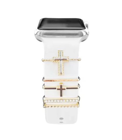Luxury Jewelry Charms for Smartwatch Bands – Elegant Diamond Strap Accessories