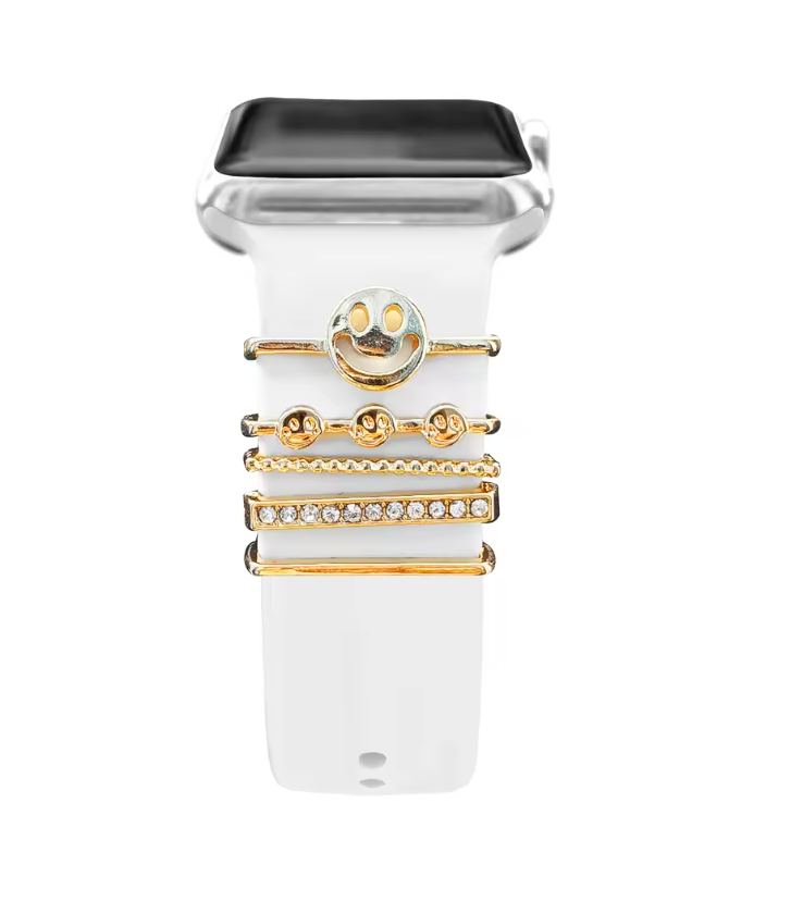 Luxury Jewelry Charms for Smartwatch Bands – Elegant Diamond Strap Accessories