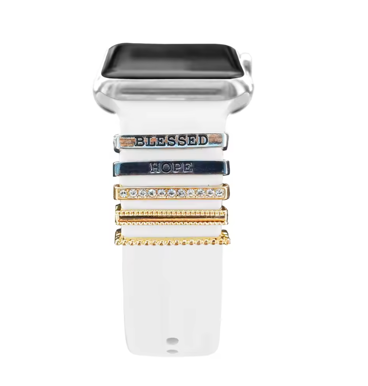 Luxury Jewelry Charms for Smartwatch Bands – Elegant Diamond Strap Accessories