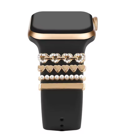 Luxury Jewelry Charms for Smartwatch Bands – Elegant Diamond Strap Accessories