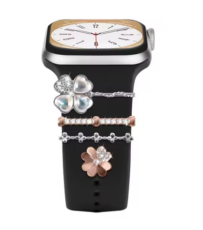 Luxury Jewelry Charms for Smartwatch Bands – Elegant Diamond Strap Accessories