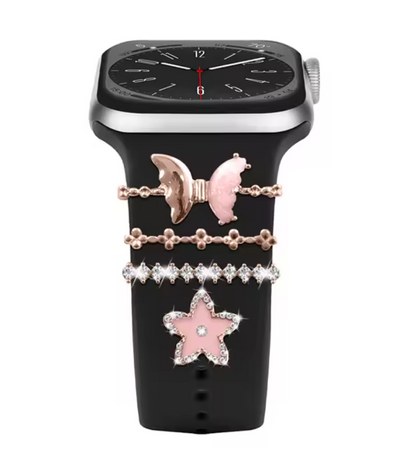Luxury Jewelry Charms for Smartwatch Bands – Elegant Diamond Strap Accessories