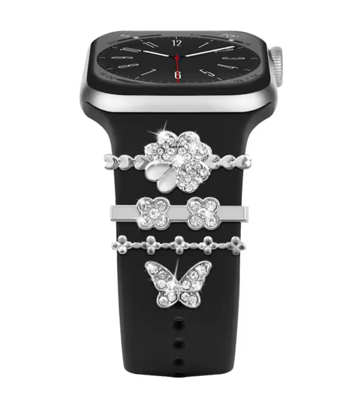 Luxury Jewelry Charms for Smartwatch Bands – Elegant Diamond Strap Accessories
