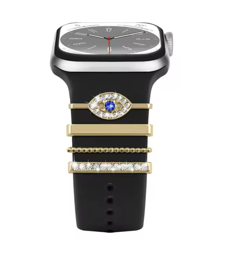 Luxury Jewelry Charms for Smartwatch Bands – Elegant Diamond Strap Accessories