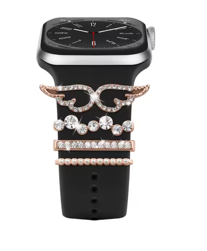 Luxury Jewelry Charms for Smartwatch Bands – Elegant Diamond Strap Accessories