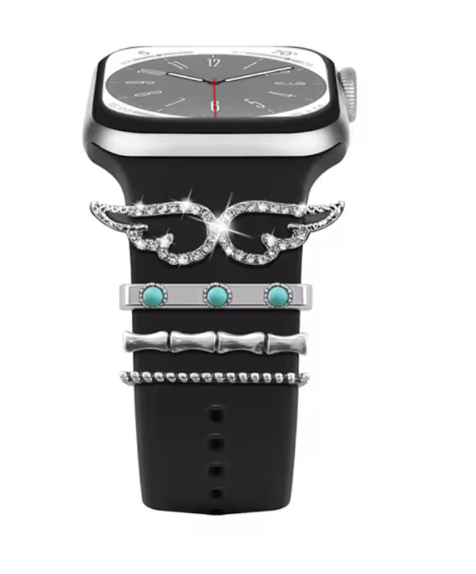 Luxury Jewelry Charms for Smartwatch Bands – Elegant Diamond Strap Accessories