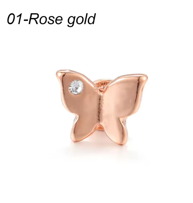 Luxury Gold Charm Pendants for Apple Watch Bands – Elegant Metal Strap Decorations
