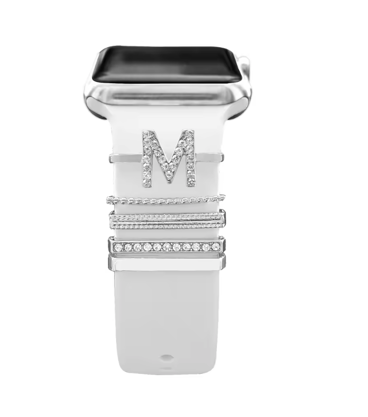 Luxury Crystal Charms for Smartwatch Bands – Apple, Samsung & Huawei