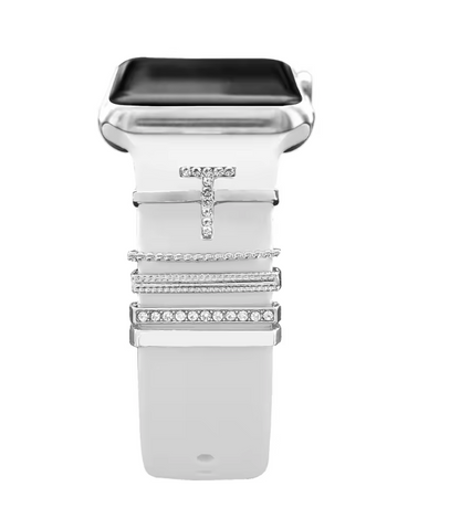 Luxury Crystal Charms for Smartwatch Bands – Apple, Samsung & Huawei