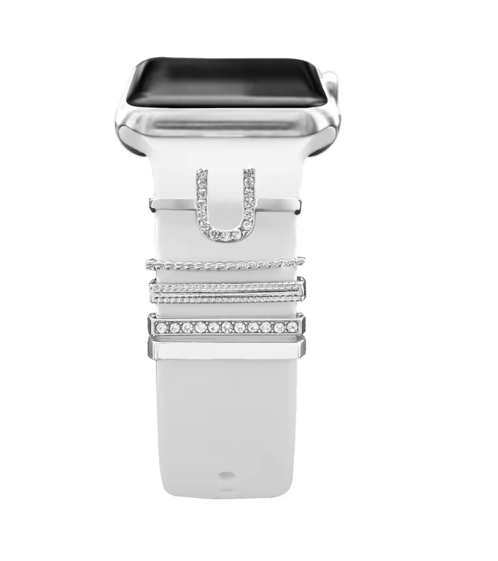 Luxury Crystal Charms for Smartwatch Bands – Apple, Samsung & Huawei
