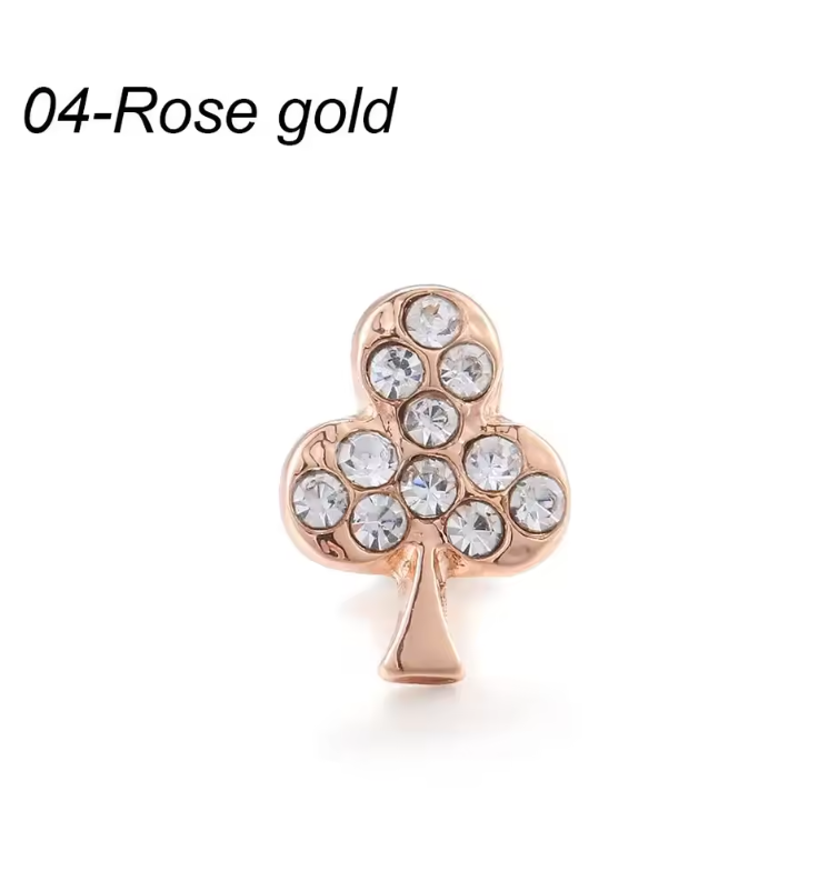 Luxury Gold Charm Pendants for Apple Watch Bands – Elegant Metal Strap Decorations