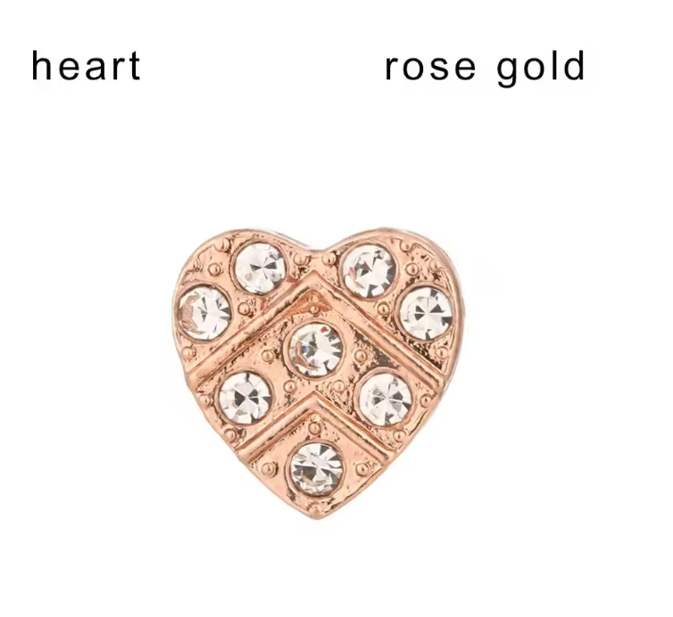 Luxury Gold Charm Pendants for Apple Watch Bands – Elegant Metal Strap Decorations