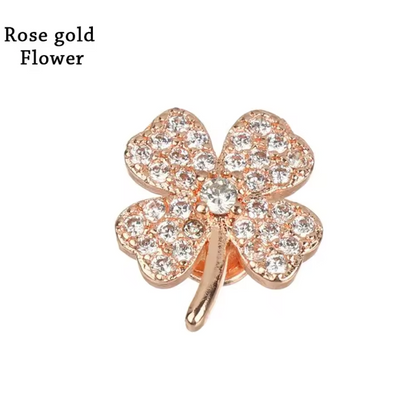 Luxury Gold Charm Pendants for Apple Watch Bands – Elegant Metal Strap Decorations