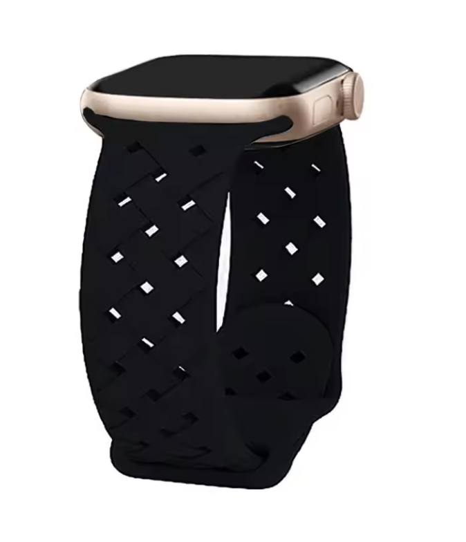 Braided Apple Watch Band – Breathable Sport Strap for Series SE, 3–9 & Ultra