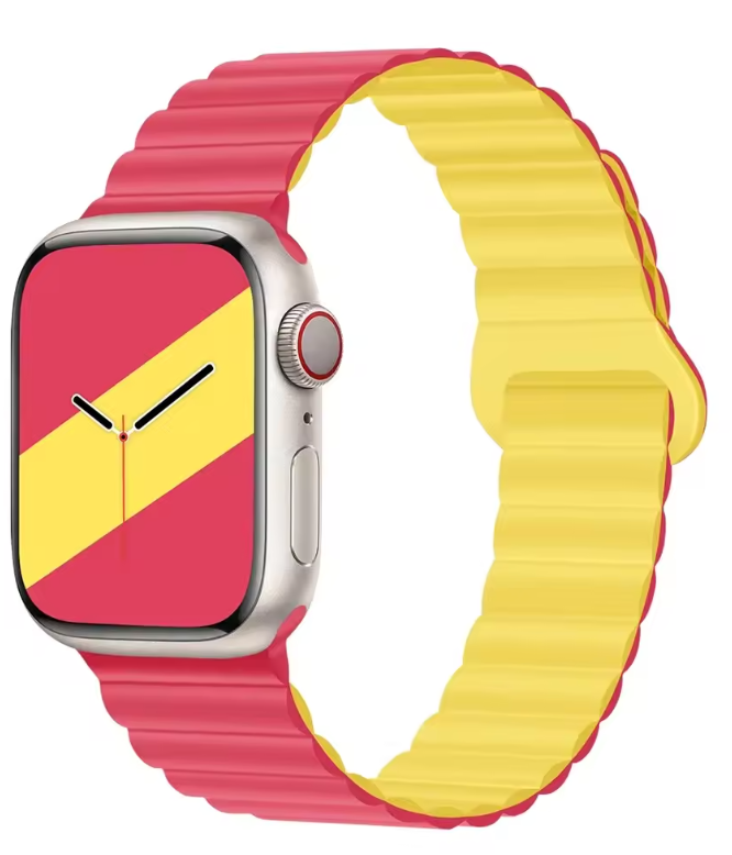 Part 3/3 – Magnetic Silicone Strap for Apple Watch