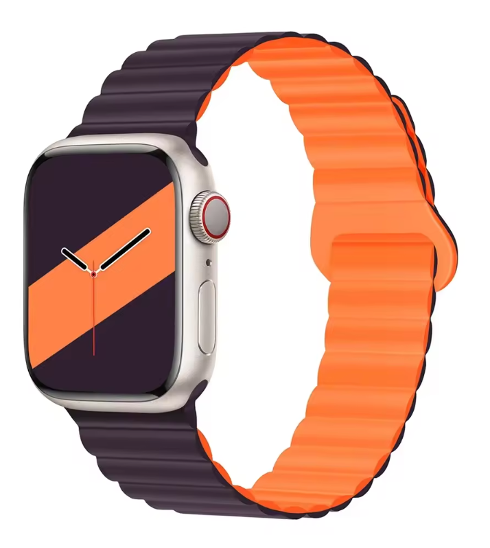 Part 3/3 – Magnetic Silicone Strap for Apple Watch