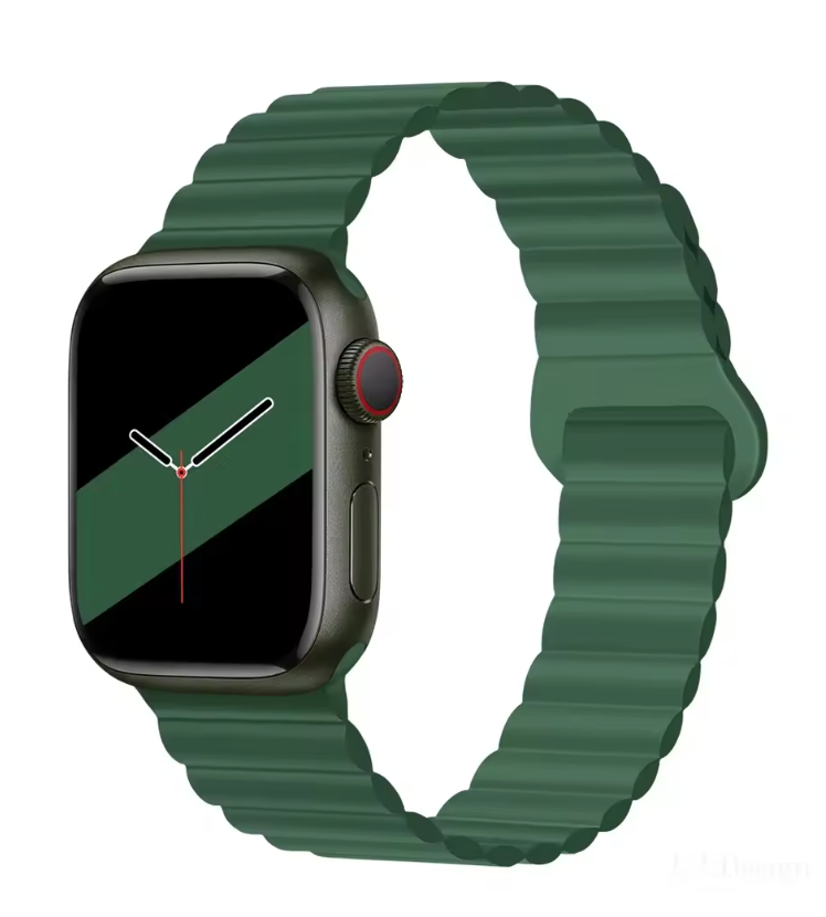 Part 3/3 – Magnetic Silicone Strap for Apple Watch