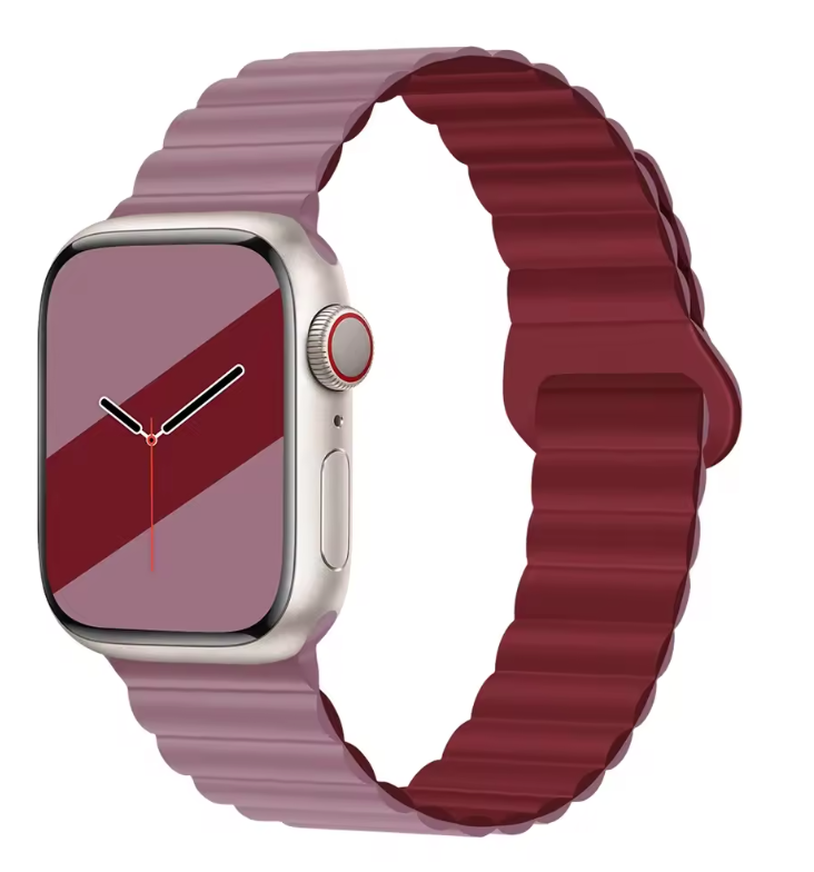 Part 3/3 – Magnetic Silicone Strap for Apple Watch