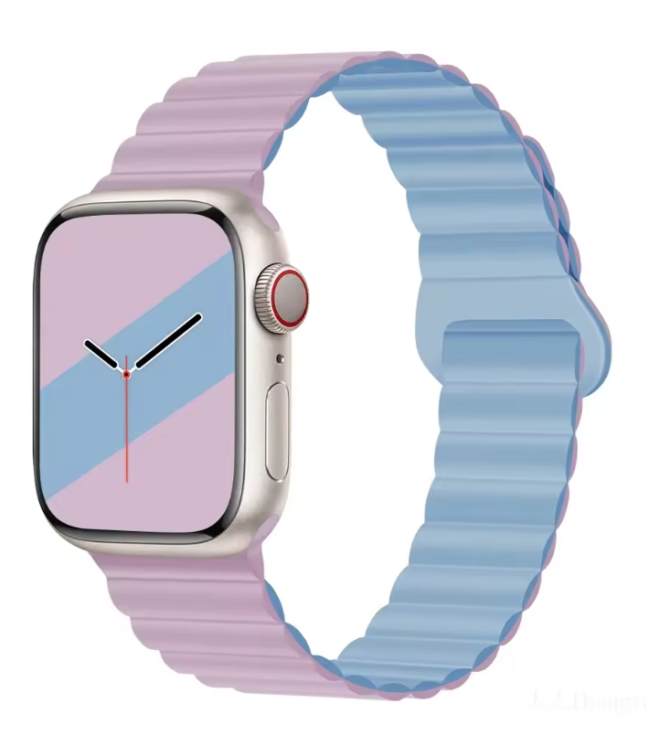Part 3/3 – Magnetic Silicone Strap for Apple Watch