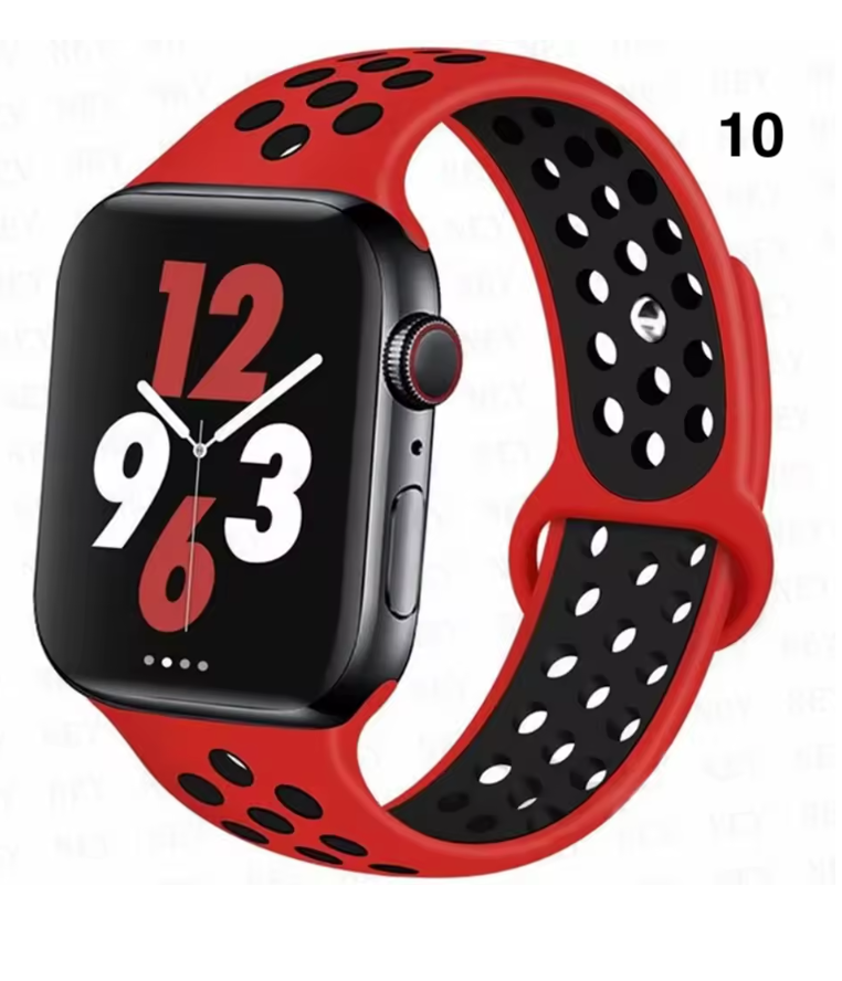 Part 1/3 – Sport Silicone Band for Apple Watch – Breathable & Flexible