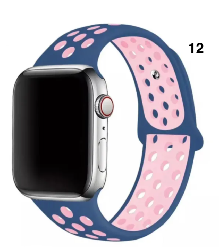 Part 1/3 – Sport Silicone Band for Apple Watch – Breathable & Flexible