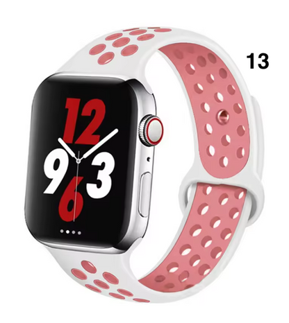 Part 1/3 – Sport Silicone Band for Apple Watch – Breathable & Flexible