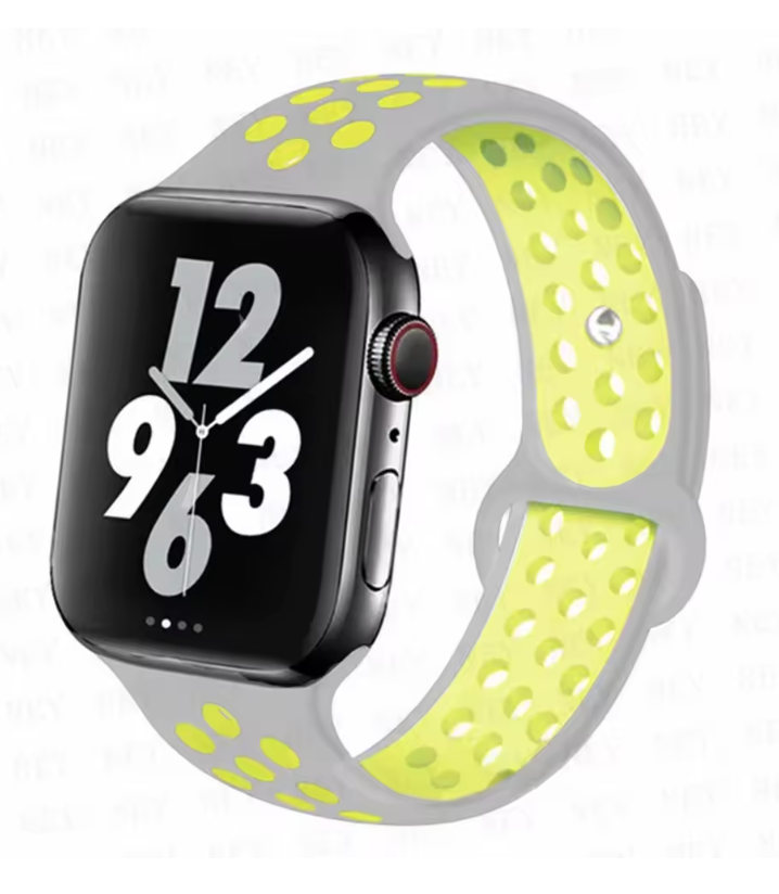 Sport Silicone Band for Apple Watch – Breathable & Flexible