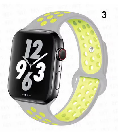Part 1/3 – Sport Silicone Band for Apple Watch – Breathable & Flexible