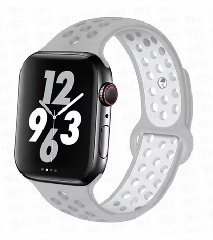 Sport Silicone Band for Apple Watch – Breathable & Flexible