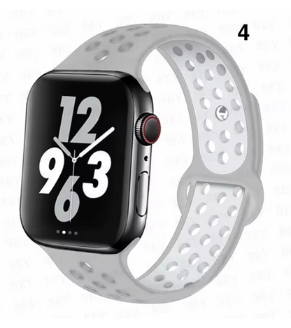 Part 1/3 – Sport Silicone Band for Apple Watch – Breathable & Flexible