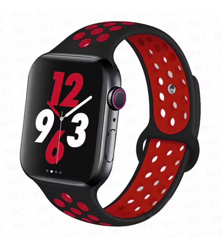 Sport Silicone Band for Apple Watch – Breathable & Flexible