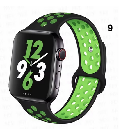 Part 1/3 – Sport Silicone Band for Apple Watch – Breathable & Flexible