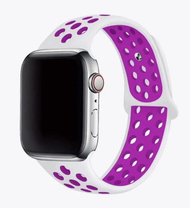 Sport Silicone Band for Apple Watch – Breathable & Flexible