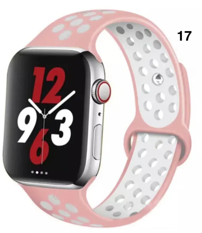 Part 1/3 – Sport Silicone Band for Apple Watch – Breathable & Flexible