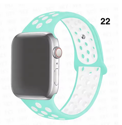 Part 2/3 – Sport Silicone Band for Apple Watch – Breathable & Flexible