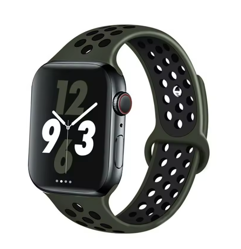 Sport Silicone Band for Apple Watch – Breathable & Flexible