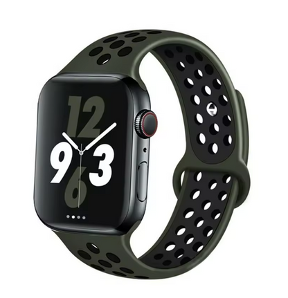 Sport Silicone Band for Apple Watch – Breathable & Flexible