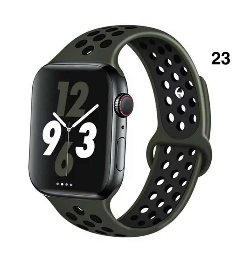 Part 2/3 – Sport Silicone Band for Apple Watch – Breathable & Flexible