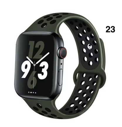 Part 2/3 – Sport Silicone Band for Apple Watch – Breathable & Flexible