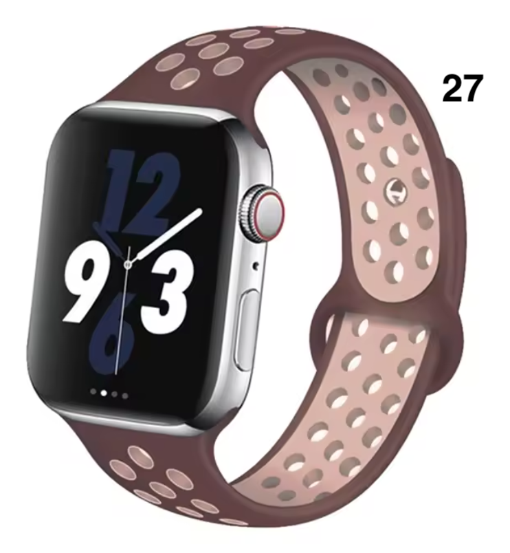 Part 2/3 – Sport Silicone Band for Apple Watch – Breathable & Flexible