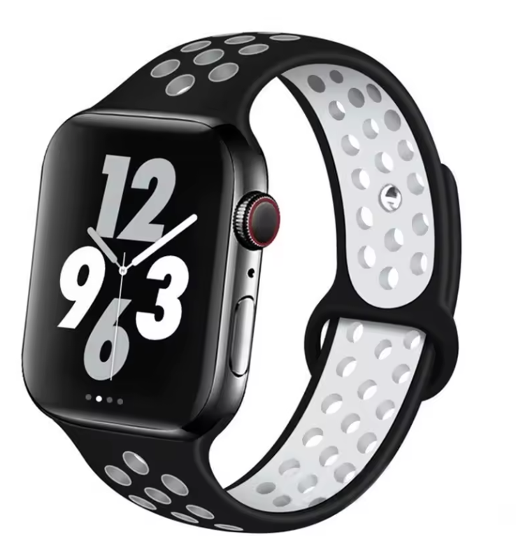 Sport Silicone Band for Apple Watch – Breathable & Flexible