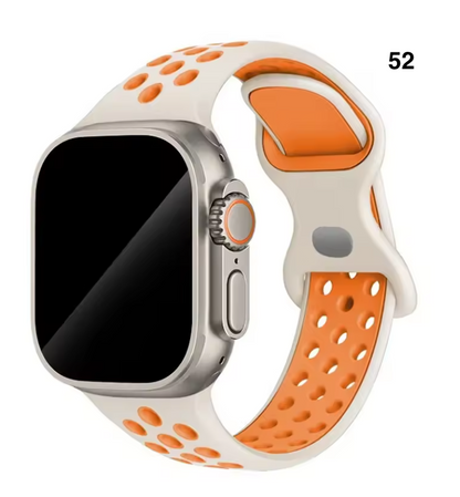 Part 3/3 – Sport Silicone Band for Apple Watch – Breathable & Flexible