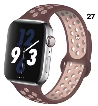 Part 2/3 – Sport Silicone Band for Apple Watch – Breathable & Flexible