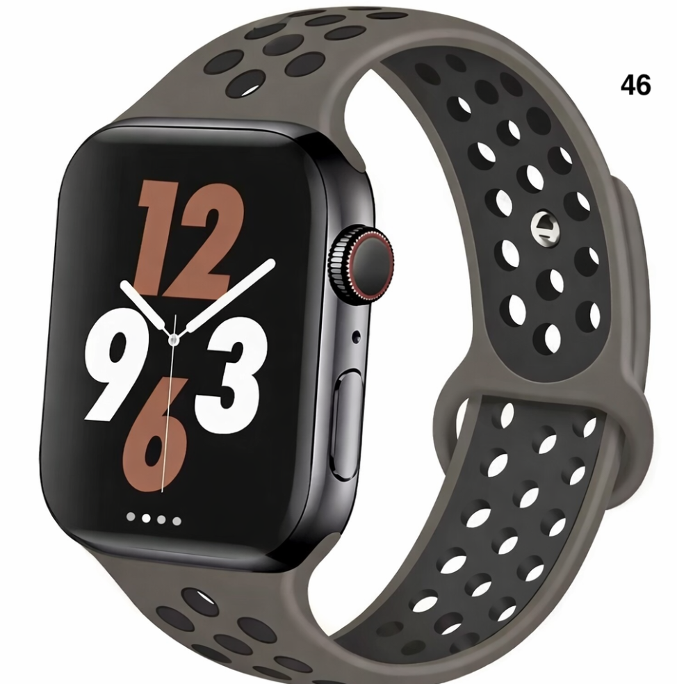 Part 3/3 – Sport Silicone Band for Apple Watch – Breathable & Flexible