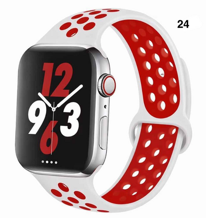 Part 2/3 – Sport Silicone Band for Apple Watch – Breathable & Flexible