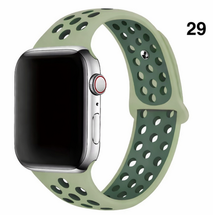 Part 2/3 – Sport Silicone Band for Apple Watch – Breathable & Flexible