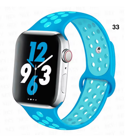 Part 2/3 – Sport Silicone Band for Apple Watch – Breathable & Flexible