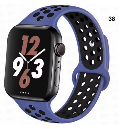 Part 2/3 – Sport Silicone Band for Apple Watch – Breathable & Flexible