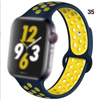 Part 2/3 – Sport Silicone Band for Apple Watch – Breathable & Flexible